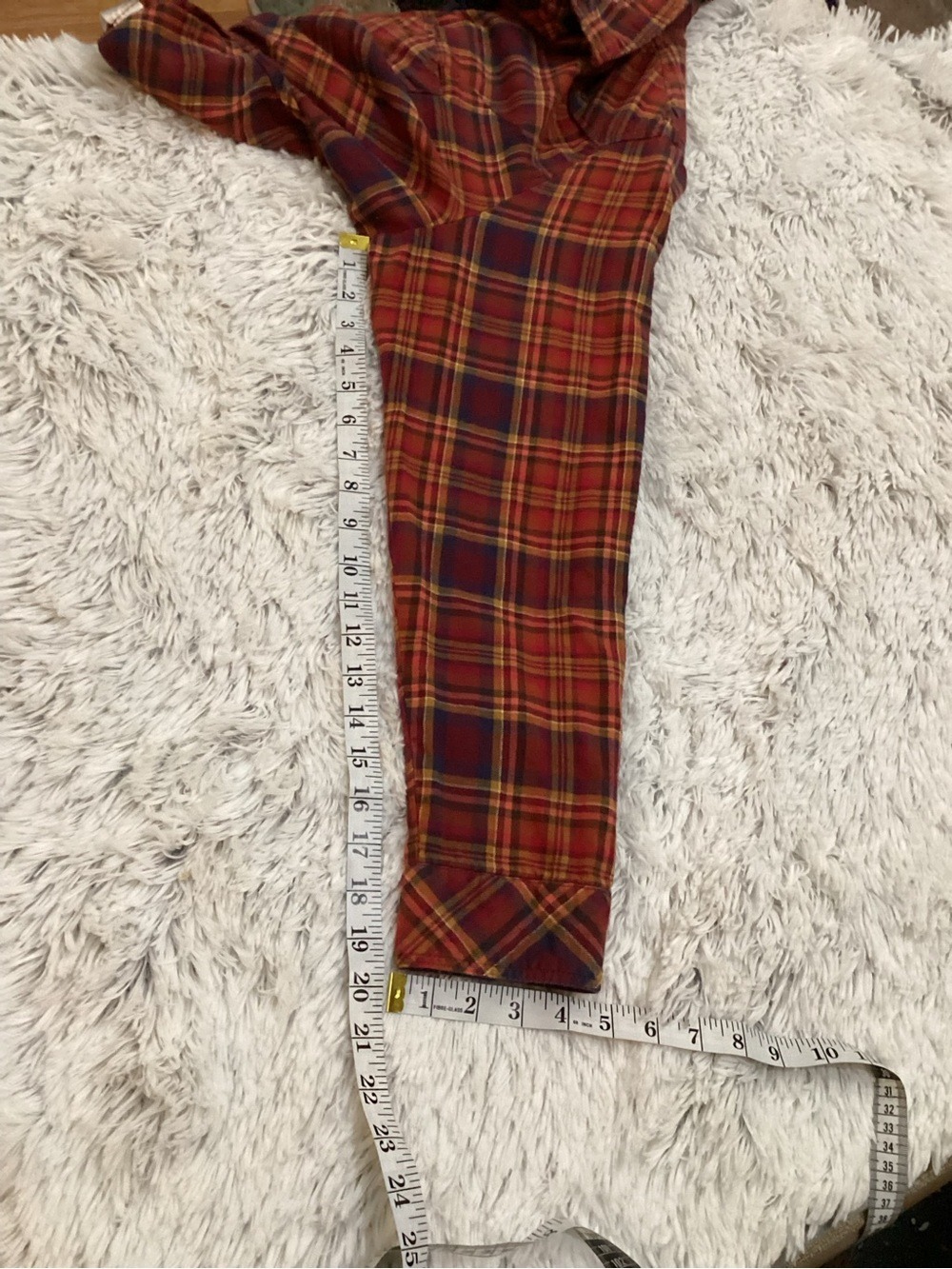 Maurice’s Size 3 Plaid Button Front Shirt – Hi-Low Hem fall colors - Picture 8 of 14